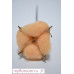Хлопок 30см персиковый (10шт) (0026)