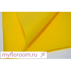 Бумага тишью (Италия) 50см*76см (24 листа) желтая (1000)