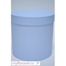 Коробка  шляпная D20см Н20см голубая (0174)
