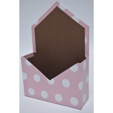 Коробка "Конверт" 20см*7см*13см*29см розовая пудра (8120)
