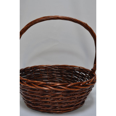 Корзина "ГИГАНТ" D45см Н15см*44см коричневая (5973)