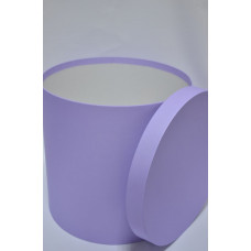 Коробка шляпная D30см Н30см лаванда (0052)