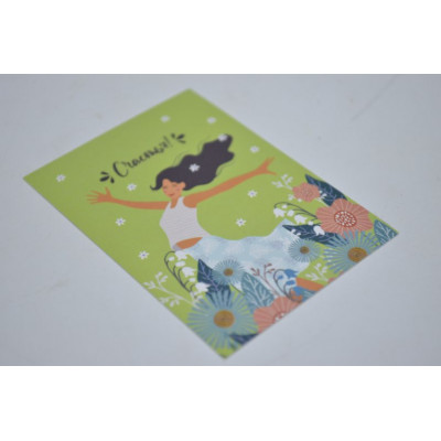 Мини-открытка 5см*7см "Счастья" (10шт) арт.2605 (2605)