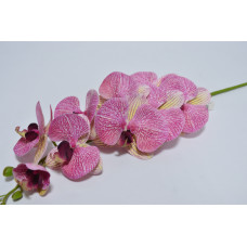 Ветка орхидеи 97см розово-желтоватая (1785)