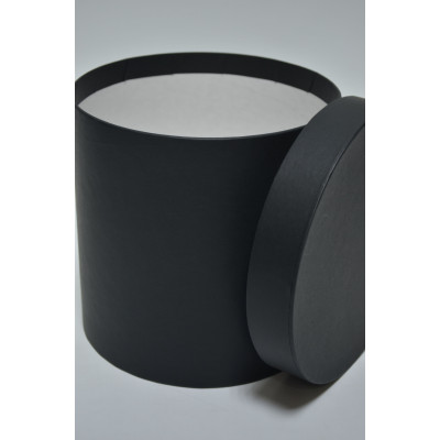 Коробка шляпная D20см Н20см черная (0228)