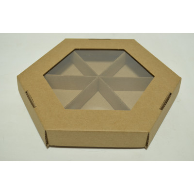 Коробка "Многогранник" 24см*21,5см*3см (2548)