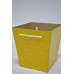 Коробка для цветов 17см*18см*13см желтая (9590)