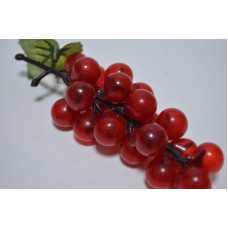 Гроздь винограда (D12мм*Н13см) красная (7600)