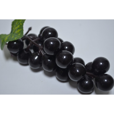 Гроздь винограда (D12мм*Н13см) черная (7594)