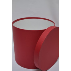 Коробка шляпная D30см Н30см красная (0038)