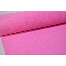 Гофрированная бумага 50см*2,5м (Италия) 554 розовая (5409)