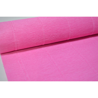 8-20 Гофрированная бумага 50см*2,5м (Италия) 554 розовая