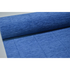 Гофрированная бумага 50см*2,5м (Италия) 615 пыльно-синяя (1509)
