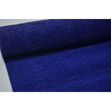 Гофрированная бумага 50см*2,5м (Италия) 555 синяя (5508)