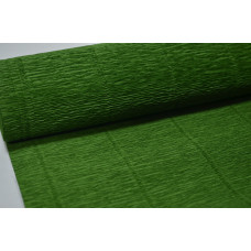 Гофрированная бумага 50см*2,5м (Италия) 591 зеленая (9100)