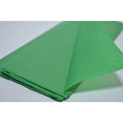 Бумага тишью 51*66см (10шт) зелёная (8467)