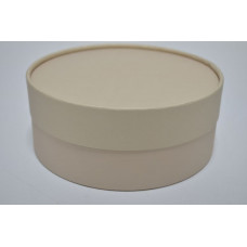 Коробка "Шайба" с крышкой D20см*Н8см капучино (6458)
