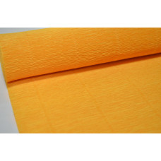 Гофрированная бумага 50см*2,5м (Италия) 576 желтая (7601)