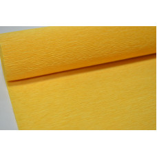 Гофрированная бумага 50см*2,5м (Италия) 578 желтая (7809)