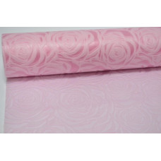 Фетр 3D "Роза" 50см*10м нежно-розовый (8675)