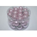 Набор шаров D3см в тубе микс (пластик) светло-розовый (36шт) (4145)