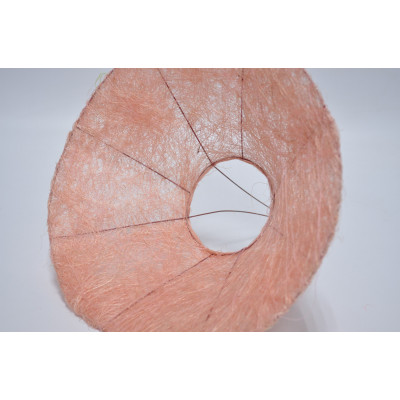 Каркас "Гладкий сизаль" D30см нежно-розовый (6454)