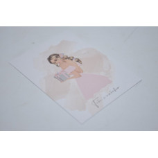 Мини-открытка 5см*7см "Тебе с любовью" (10шт) (5752) (арт.600.46)