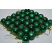 Набор шаров D3см в тубе микс (пластик) зеленый (36шт) (4183)