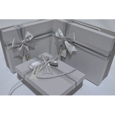 Коробка подарочная Голубой цветок 24см*24см*11 (5515)