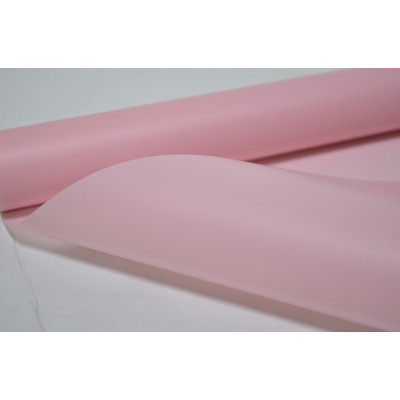 Пленка матовая 60см*10м розовая пудра (5700)