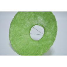 Каркас "Гладкий сизаль" D25см зеленое яблоко (9965)