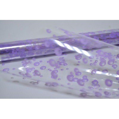 Плёнка 70см "Пузыри" сиреневая (7583)