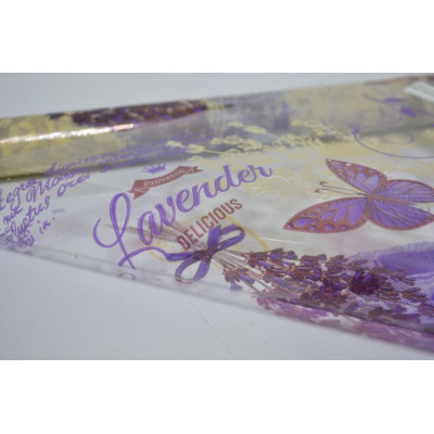 Плёнка 70см "Lavander" сиренево-кремовая (4222)