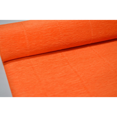 1-91 Гофрированная бумага 50см*2,5м (Италия) 20Е2  апельсин