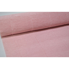 Гофрированная бумага 50см*2,5м (Италия) 17А3 пыльно-розовая (1307)