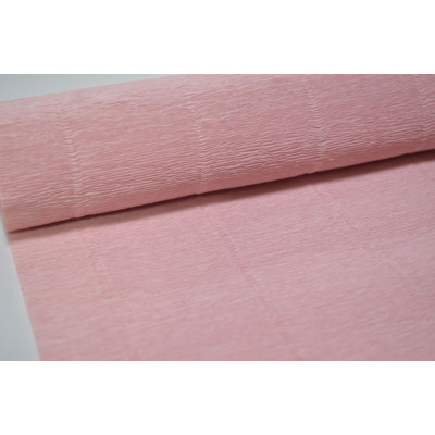 7-20 Гофрированная бумага 50см*2,5м (Италия) 17А3 пыльно-розовая