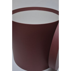 Коробка шляпная D30см Н30см кофе (0013)