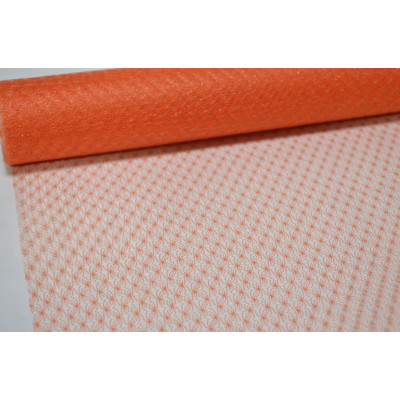 Сетка тюль нежность 50см*5м оранжевая (4825)