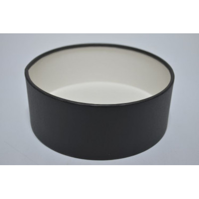 Коробка "Шайба" без крышки D20см*Н8см чёрная (4443)