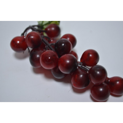 Гроздь винограда (D12мм*Н13см) темно-красная (7617)